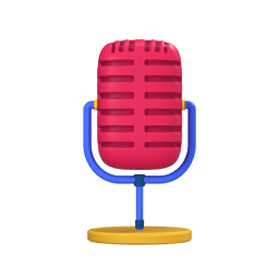 Microphone 3d icon